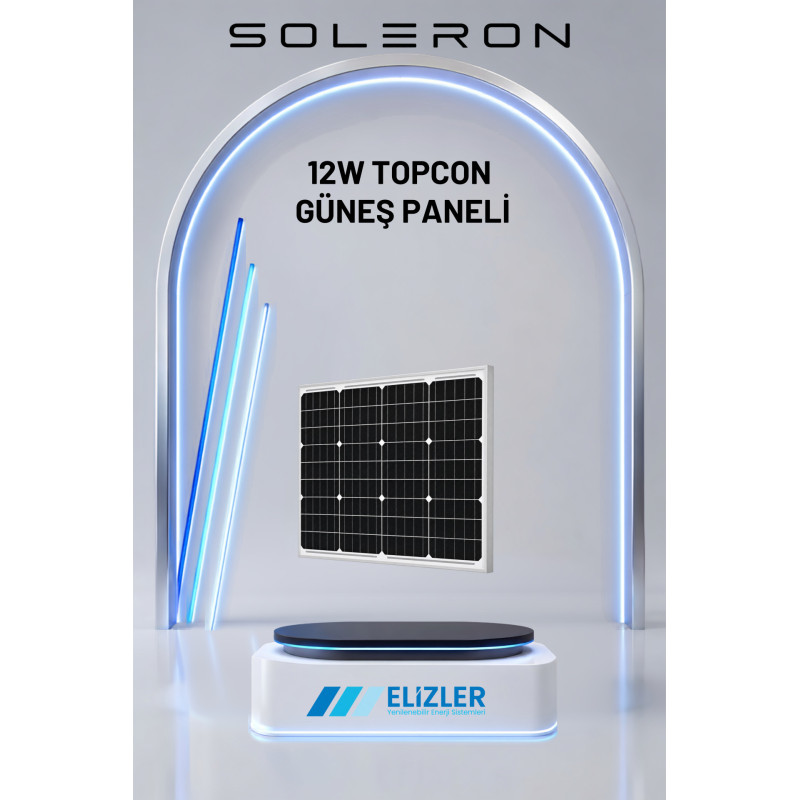 SOLERON 12W TOPCON GÜNEŞ PANELİ