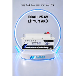 SOLERON 100AH-25.6V LİTYUM AKÜ
