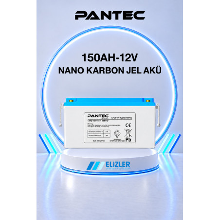 PANTEC 150AH-12V NANO-KARBON JEL AKÜ