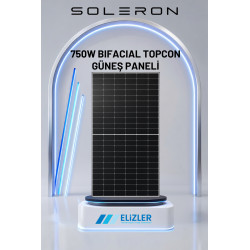 SOLERON 750W BIFACIAL TOPCON GÜNEŞ PANELİ