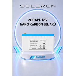 SOLERON 200AH-12V NANO KARBON JEL AKÜ