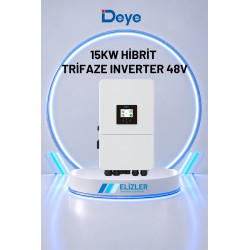 DEYE 15KW HİBRİT TRİFAZE INVERTER 48V