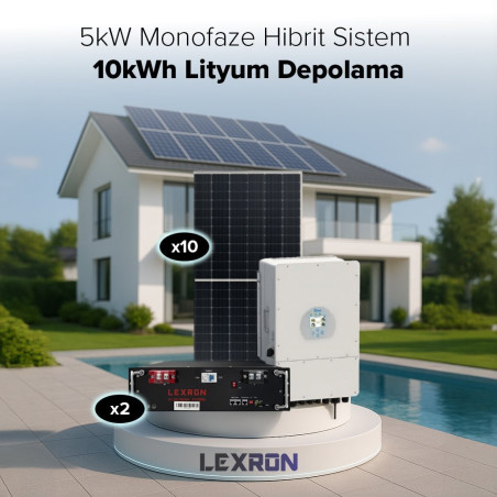 Urla Solar 5kW MONOFAZE HİBRİT SİSTEM 2