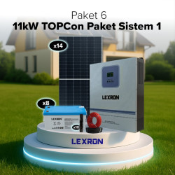 Urla Solar 11kW TOPCON PAKET SİSTEM 1 (PAKET 6)
