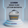 Lexron 100AH 12.8V LİTYUM BATARYA