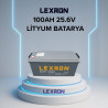 Lexron 100AH 25.6V LİTYUM BATARYA