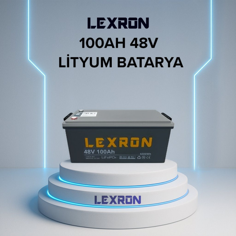 Lexron 100AH 48V LİTYUM BATARYA
