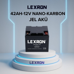 Lexron 42AH-12V NANO-KARBON JEL AKÜ