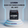 Lexron 42AH-12V NANO-KARBON JEL AKÜ