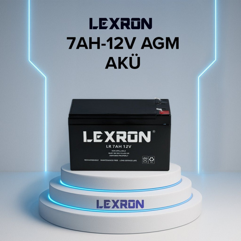 Lexron 7AH-12V AGM AKÜ