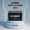 Lexron 9AH-12V AGM AKÜ