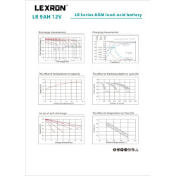 Lexron 9AH-12V AGM AKÜ