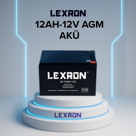 Lexron 12AH-12V AGM AKÜ