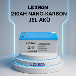 Lexron 210AH-12V NANO-KARBON JEL AKÜ