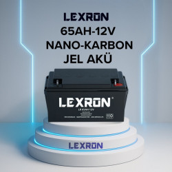 Lexron 65AH-12V NANO-KARBON JEL AKÜ