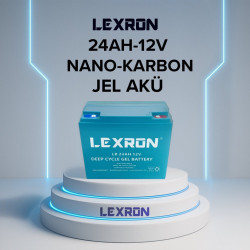 Lexron 24AH-12V NANO-KARBON JEL AKÜ