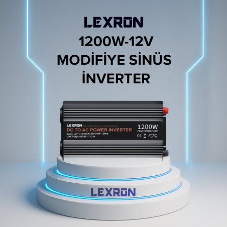 Lexron 1200W-12V MODİFİYE SİNÜS İNVERTER