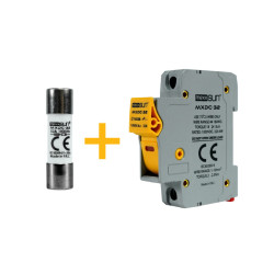 MEXXSUN DC Sigorta + Sigorta Yuvası (32A 1000V) - 12 adet