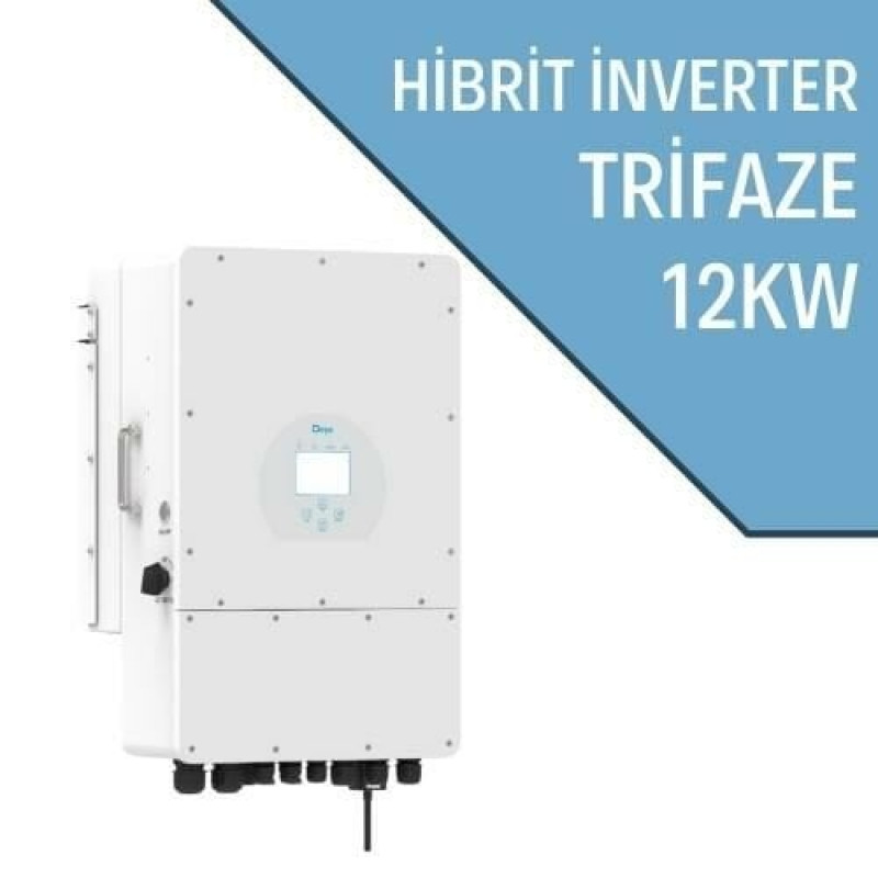 DEYE 12KW HİBRİT TRİFAZE İNVERTER