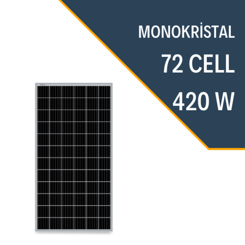 LEXRON 420W MONOKRİSTAL GÜNEŞ PANELİ