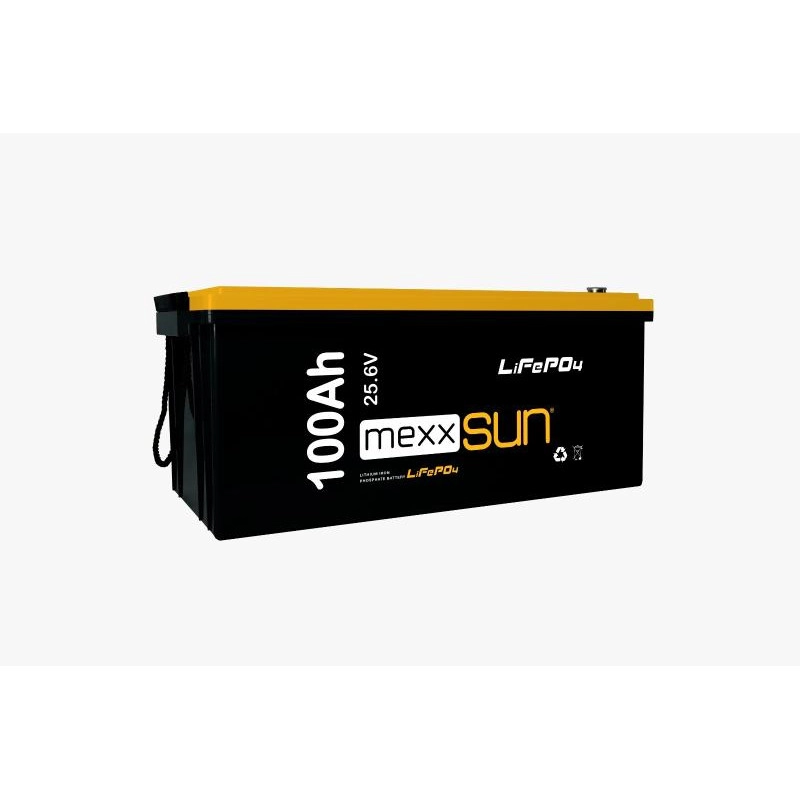 MEXXSUN Lityum Akü 25,6V 100Ah (LiFePo4) 2560Wh