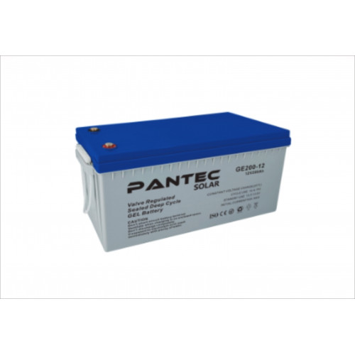 PANTEC Jel akü 12V 200Ah Pantec