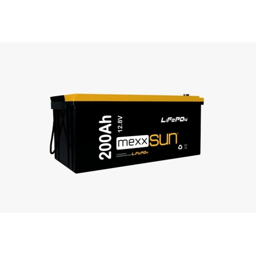MEXXSUN Lityum Akü 12,8V 200Ah (LiFePo4) 2560Wh