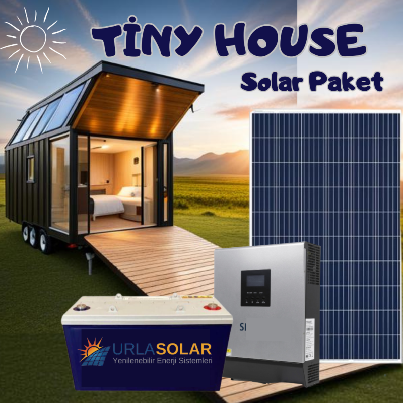 UrlaSolar Bağ Evi Solar / Tiny House Paket 680W