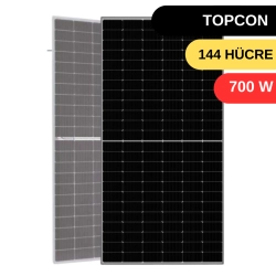 LEXRON TOPCON BIFACIAL 700W 10BB HALF CUT  GÜNEŞ PANELİ