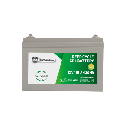 Agromot Deep Cycle 12 V 115 AH 20 HR Jel Akü