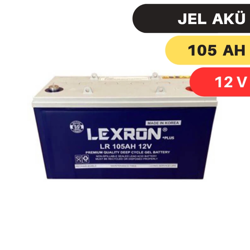 LEXRON 105A 12V JEL AKÜ