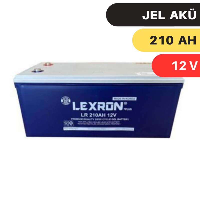 LEXRON 210A 12V JEL AKÜ ( 200A )