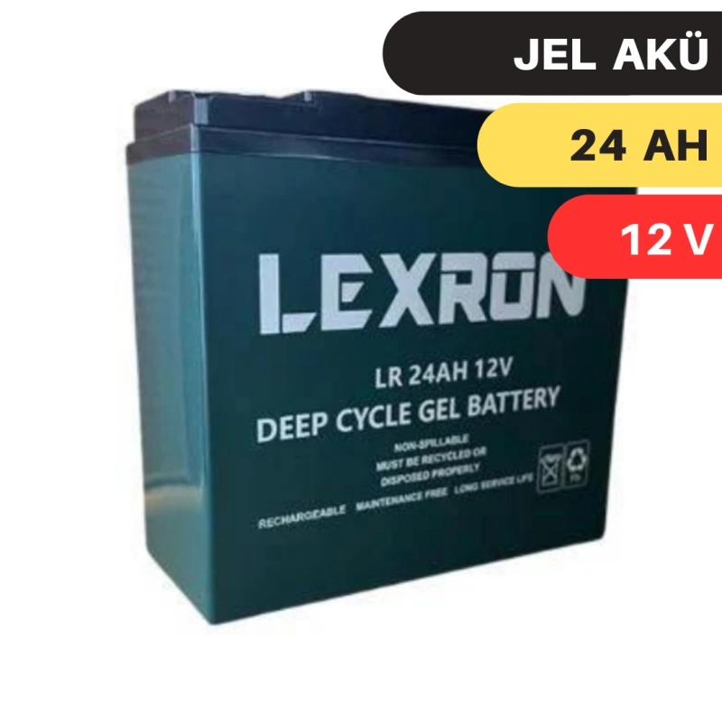 LEXRON 24 12V JEL AKÜ