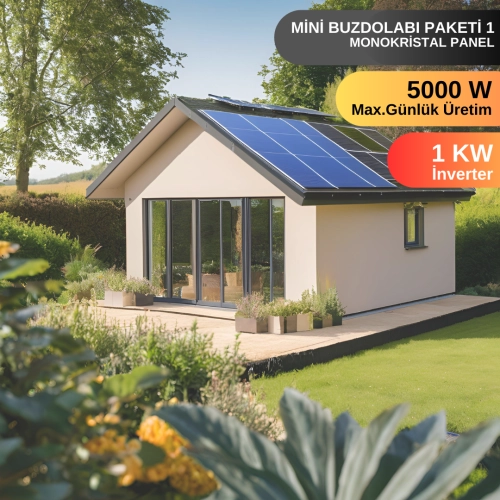 Urlasolar Monokristalli Mini Buzdolabı Paketi (PAKET 1)