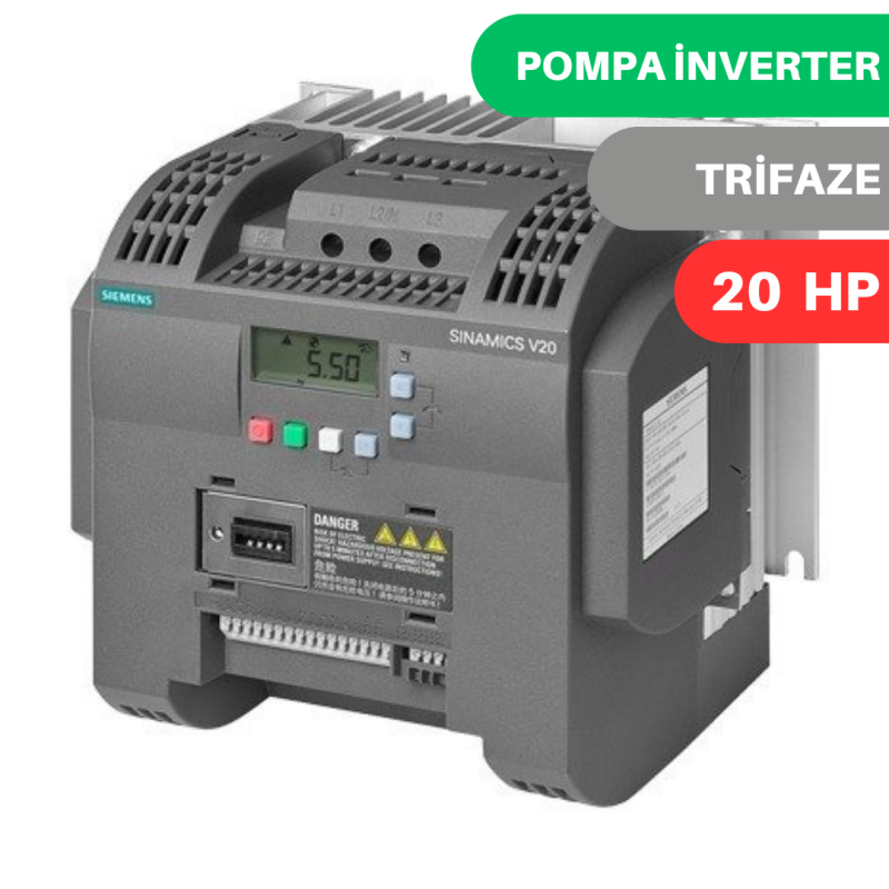 SIEMENS 20HP SOLAR POMPA INVERTER (PANOLU)