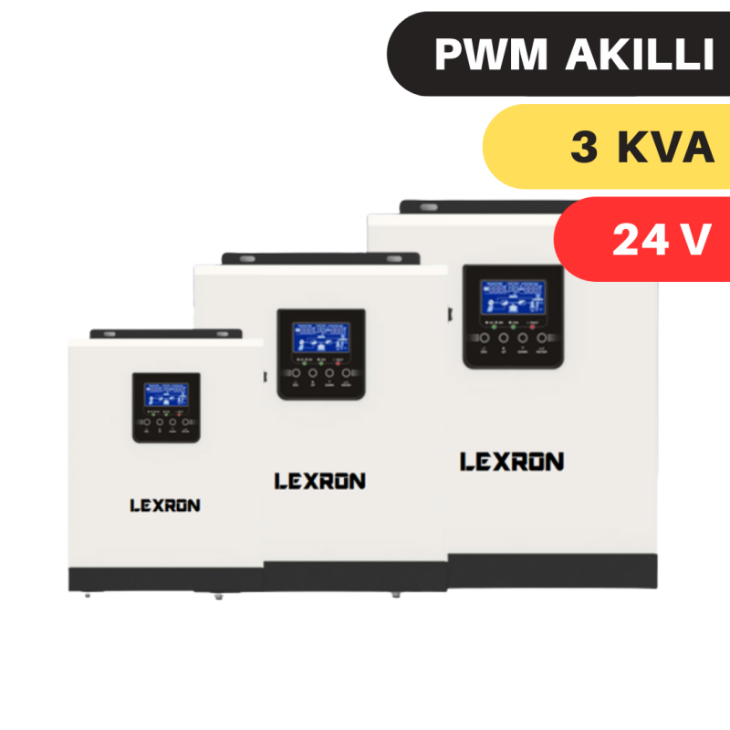 LEXRON 3KVA 3000W AKILLI İNVERTER LEXRON