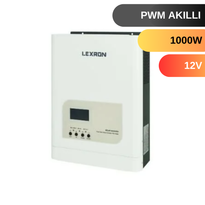 LEXRON 1KVA 1000 W WATT 12V TAM SİNUS AKILLI İNVERTER