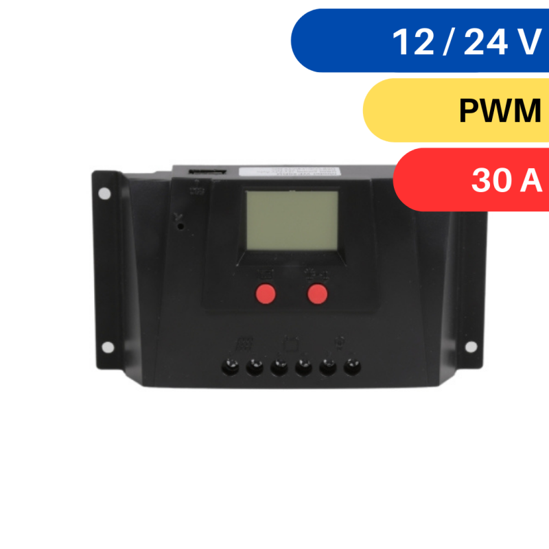 LEXRON 30A PWM ŞARJ KONTROL CİHAZI