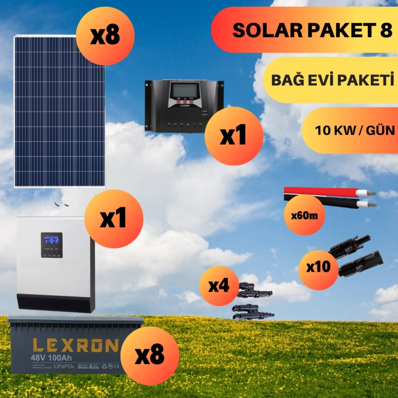 UrlaSolar BAĞ EVİ PAKETİ (PAKET 8)