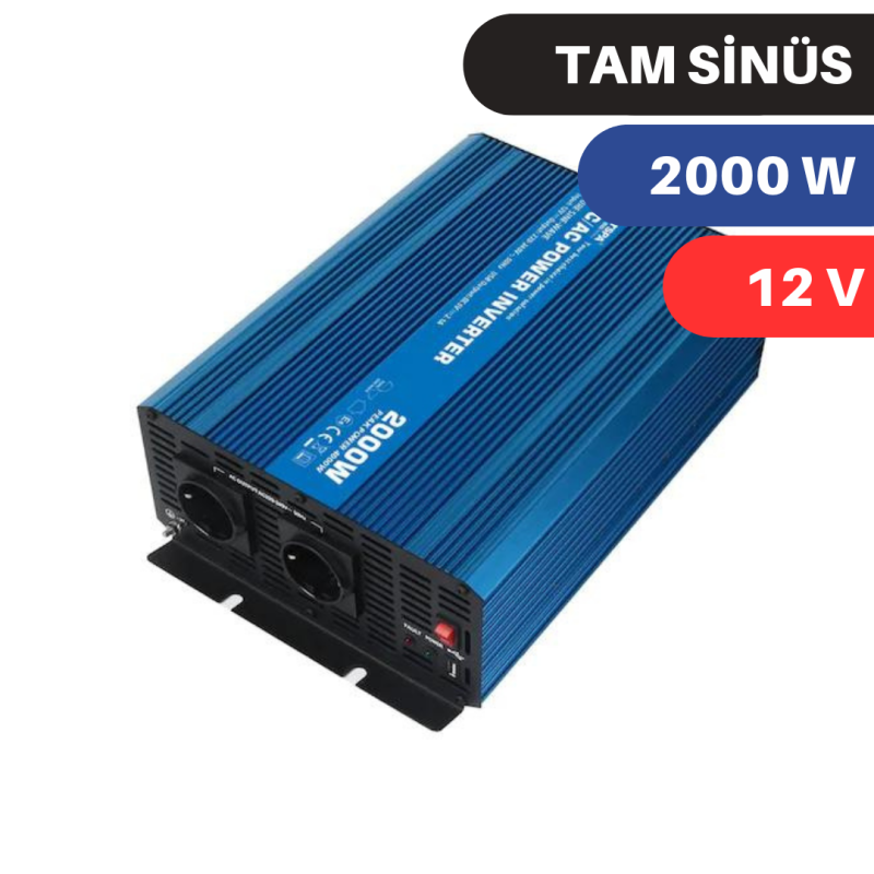 CARSPA 2000W-12V TAM SİNÜS İNVERTER