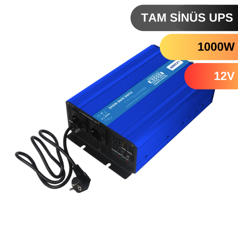 LEXRON 2000 W WATT 12V TAM SİNÜS İNVERTER (UPS)